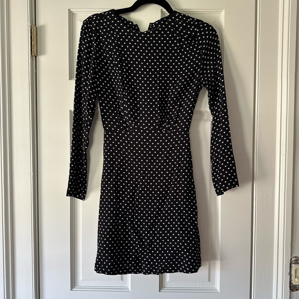 & Other Stories Black and White Polka Dot Dress
